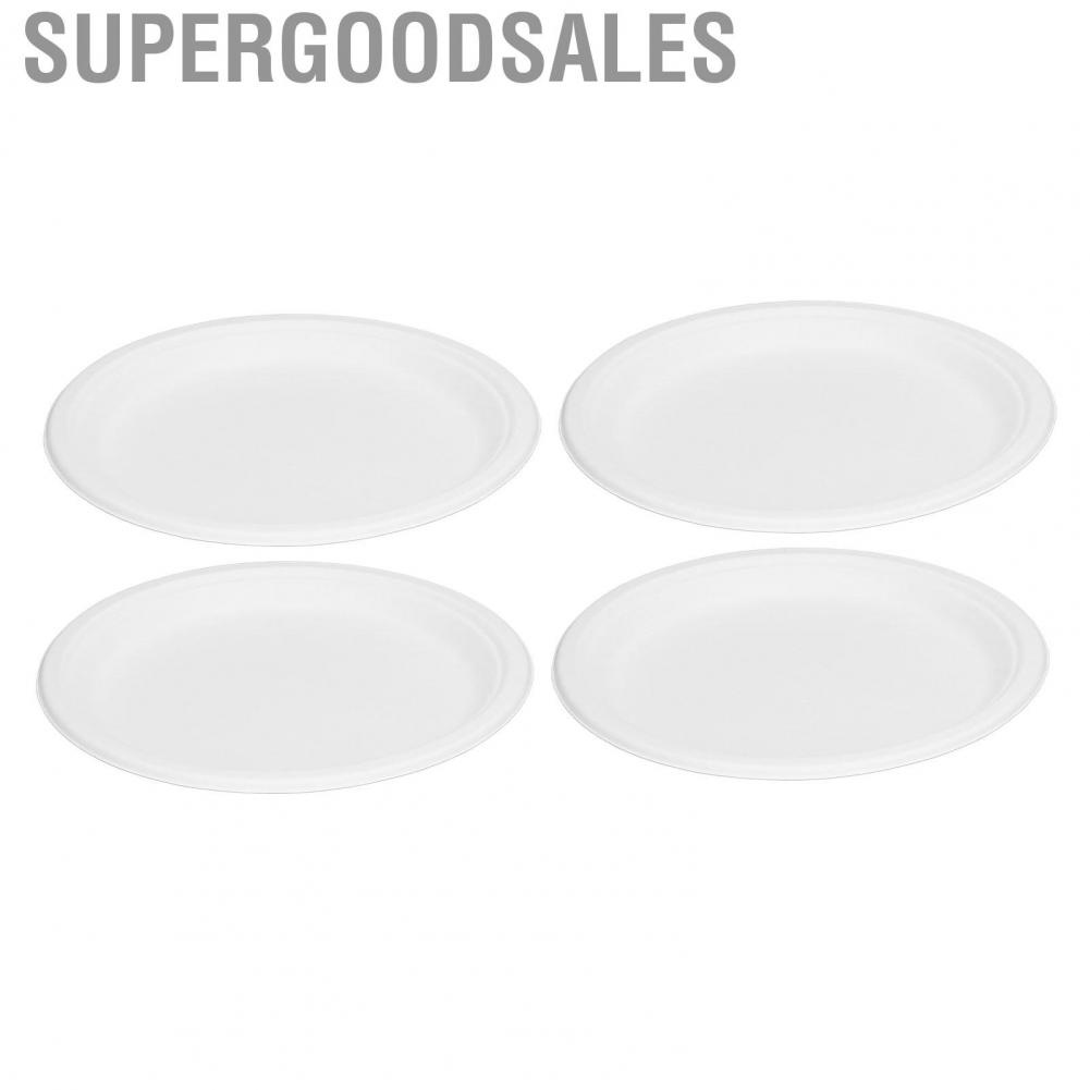 Supergoodsales Disposable Oval Paper Plates Freezerable for  Truck