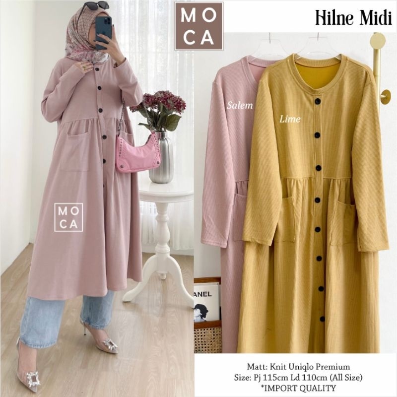 HILNE MIDI ORI MOCA | Ld110 Knit Uniqlo Premium