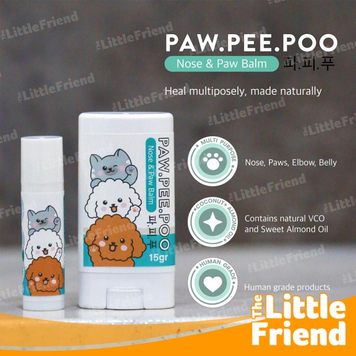 Pelembab Hidung Kaki Nose Paw Balm Anjing Kucing Kering PAW PEE POO