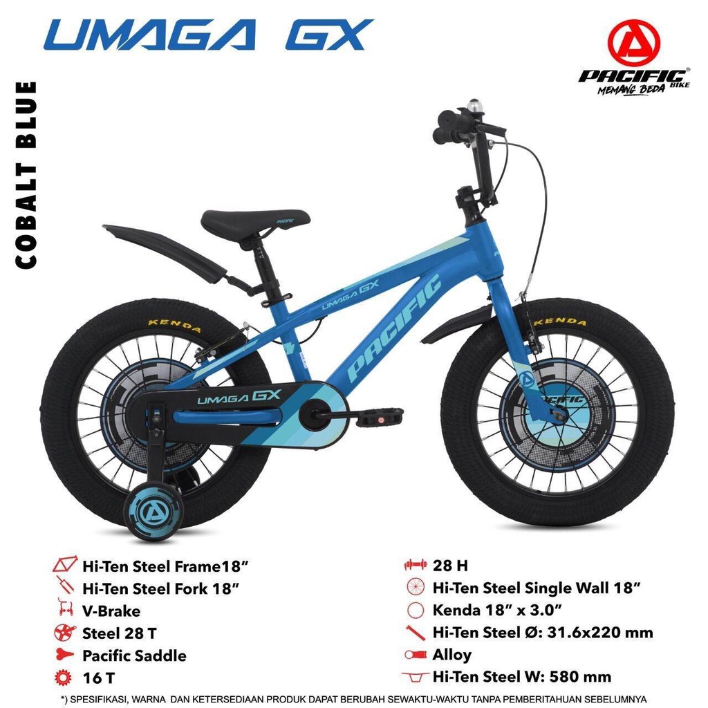 Sepeda Anak Bmx 18 inc Ban Jumbo 3.0 Rem V break Bisa Buat Anak Umur 6tahun ke atas