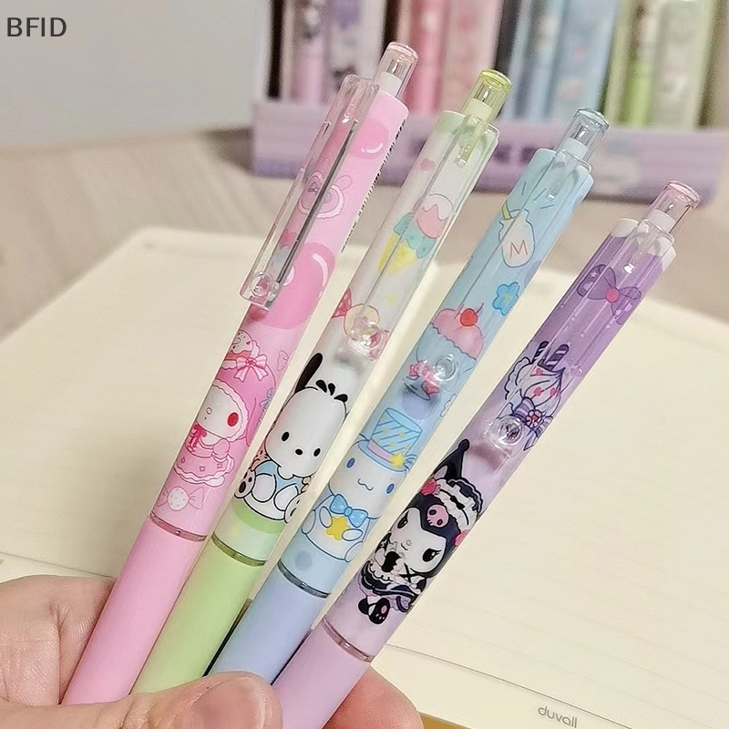 [BFID] 1set Kawaii Sanrio Pencil Set Pensil Mekanik Kartun Pensil Otomatis Dengan HB Refill Perlengkapan Sekolah Untuk Anak Alat Tulis Siswa [ID]