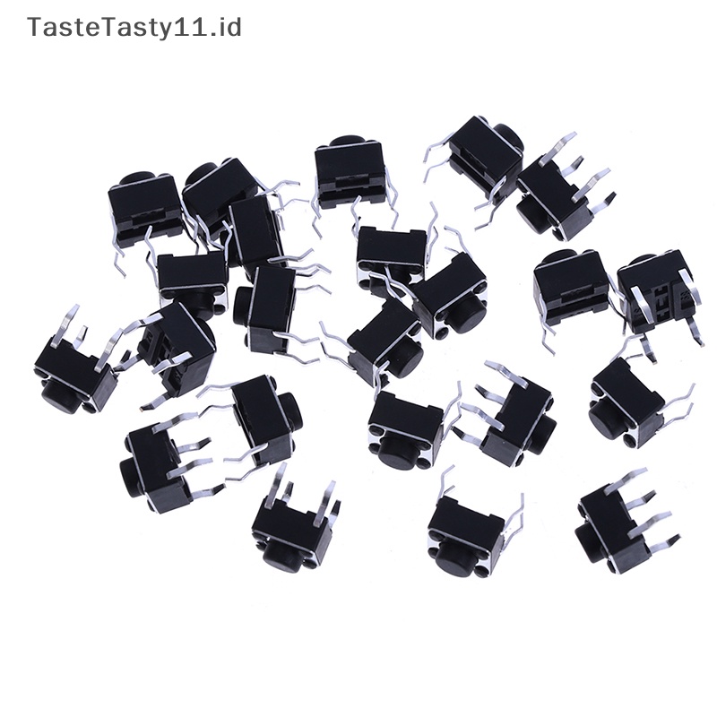 -motifaste Simboasty 20pcs alfinini alfinicro alfinomentary alfinactile alfinush alfinutton 6*6*5mm 4pin pxlxt/lusin .