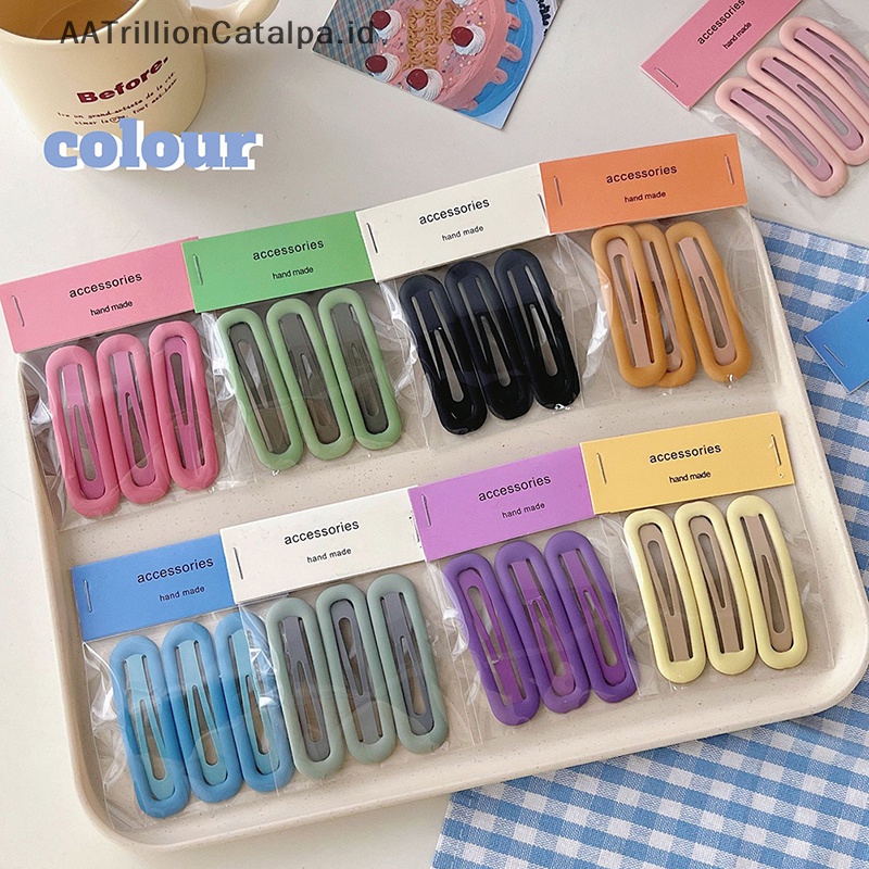 [cuci Gudang]ramansetatalpa 3pcs/lot erkapweet ̽airpins ̽ids ̽arrettes ̽opria ̽air alfinlip alfinakeup alfinools ashion alfineometric erkapirl 's erkapeadwear erkapair ccessorie naufal