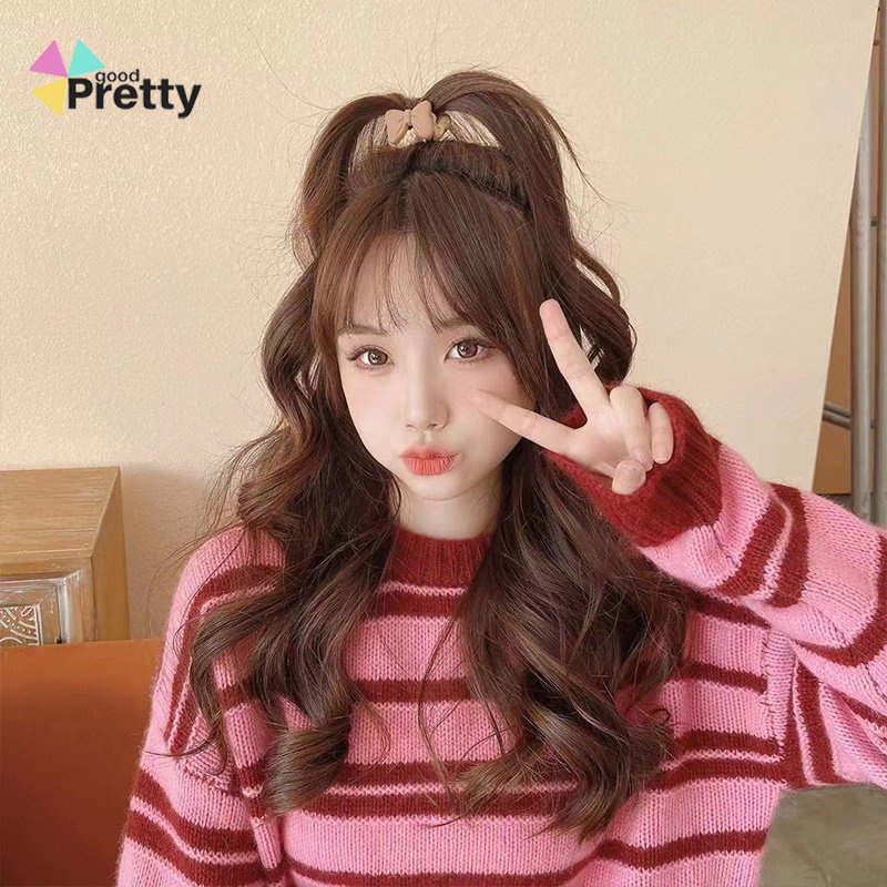 5pcs/1 set Karet rambut bulu,Ikat Rambut Korea Anak,Ikat Rambut Elastis