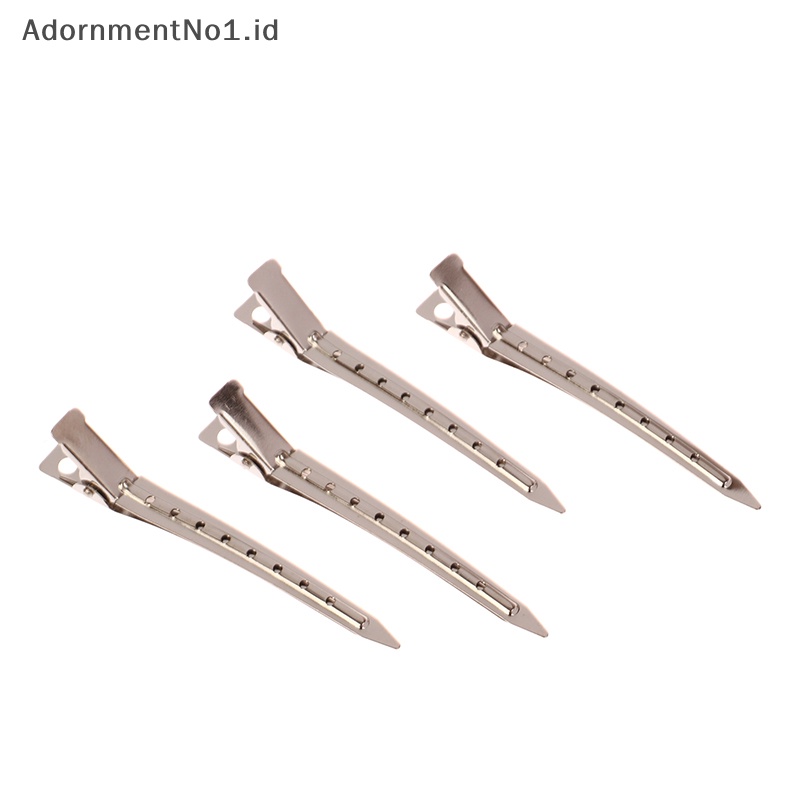 [AdornmentNo1] 10pcs klip rambut logam untuk Styling Sectioning Salon profesional jepit rambut capit akar rambut berbulu DIY klip alat aksesoris rambut