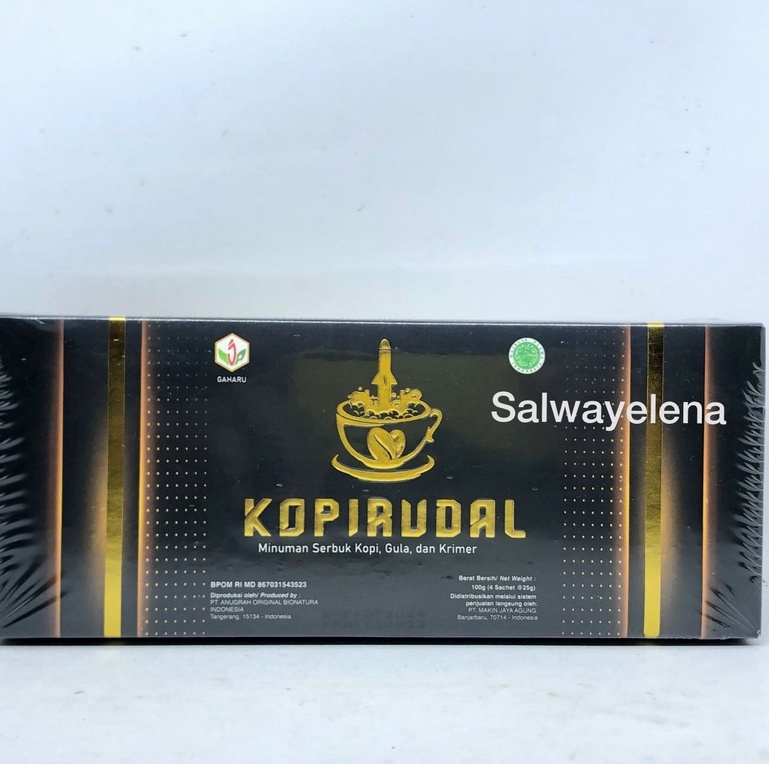 

KOPI RUDAL MJA I Minuman Serbuk kopi, Gula, dan Krimer | harga 1 Box isi 4 Sachet @25g Original P24
