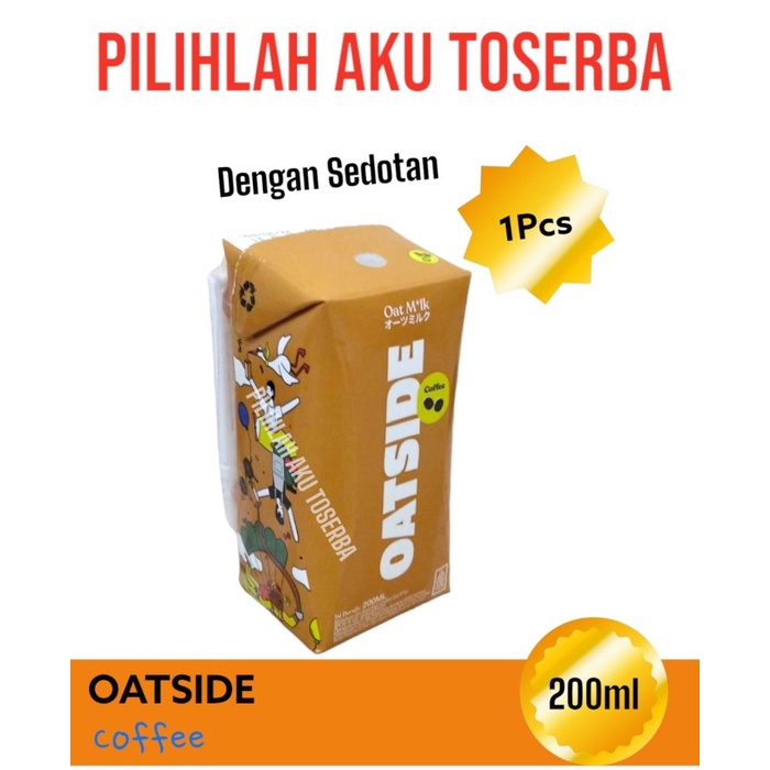 OATSIDE COFFEE SEDOTAN Susu Oat Milk 200ml - ( 1 DUS ISI 12 pcs )