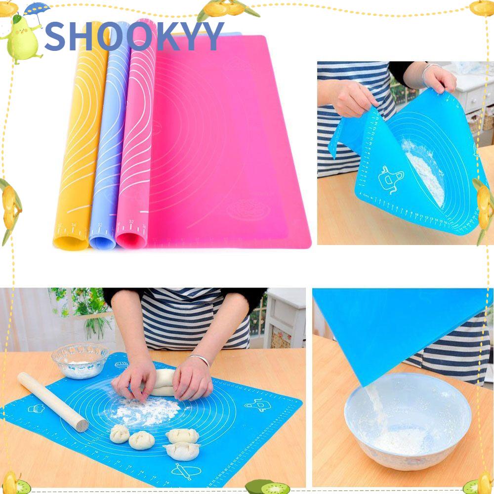 CHOOKYY Rolling Mat Bakeware Sheet Adonan Fondant Baking Anti Lengket