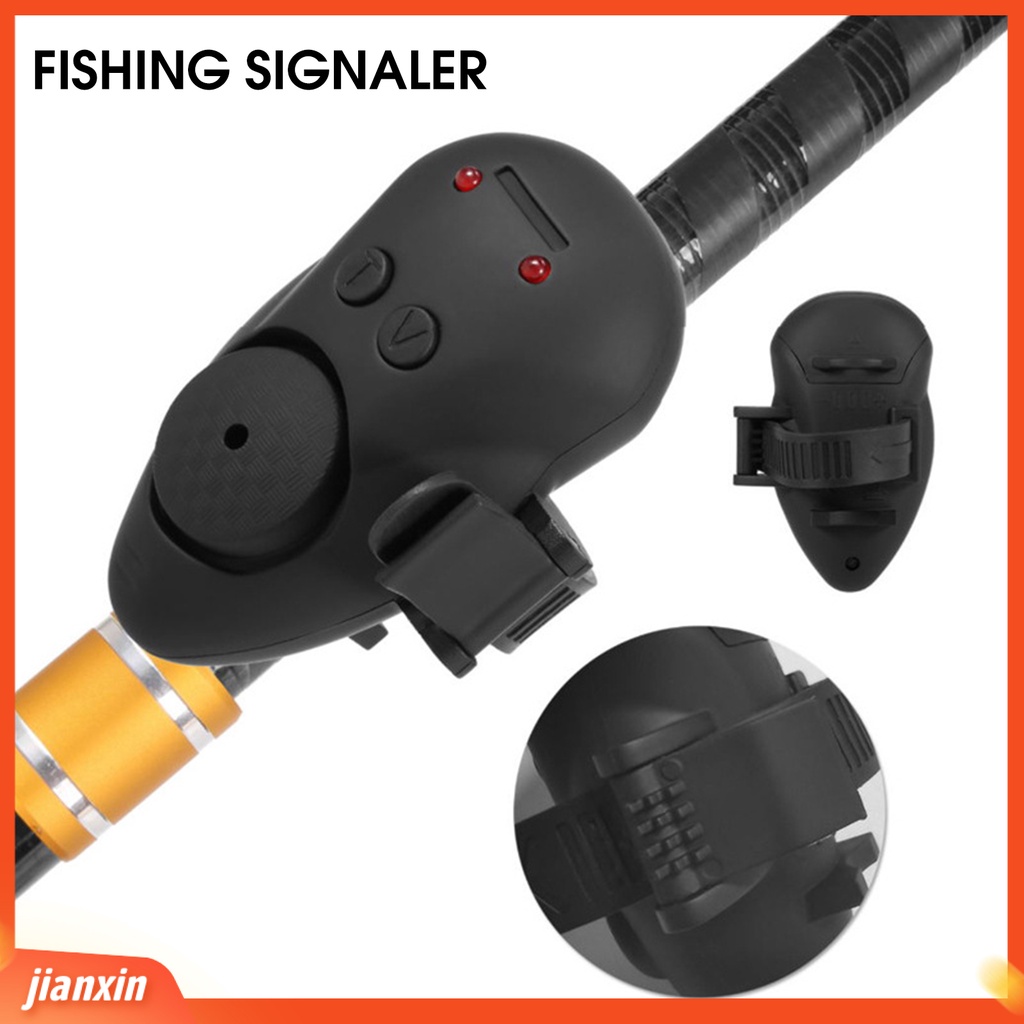 (In Stock) JY-65 Alarm Memancing Nirkabel Empat Lampu Pengukuran Yang Tepat Didukung Adjustable Alarm Suara Kuat Portabel Elektronik Carp Fishing Bait Alarm Peralatan Memancing