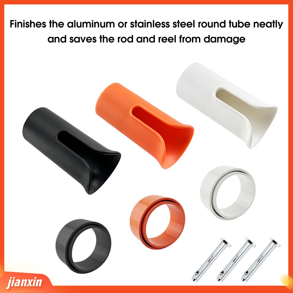 (In Stock) 1Pc/1 Set Slotted Bracket Joran Pancing Bulat Lubang Tunggal Penahan Pancing Tahan Karat Untuk Perahu