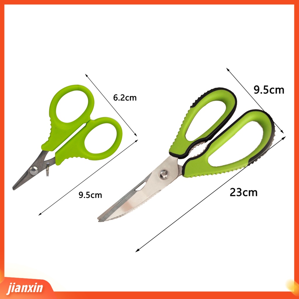 (In Stock) Gunting Pancing Ergonomics Anti Karat Potong Pancing Stainless Steel Gunting Pancing Multifungsi Memancing Outdoor