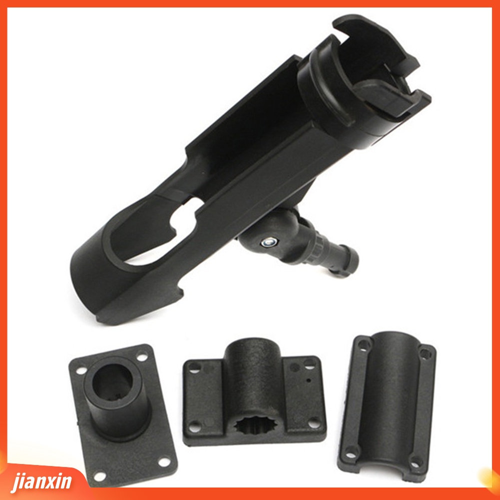 (In Stock) Bracket Holder Pancing Dapat Diputar Dengan Sekrup Untuk Boat Kayaking Yacht Tackle