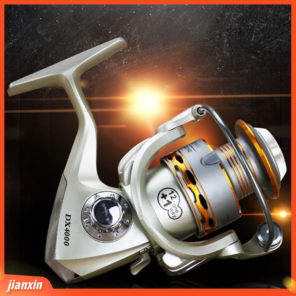 (In Stock) Roda Troli Gulungan Pancing Spinning Tangan Kanan Kiri Metal Profesional 12 +1BB