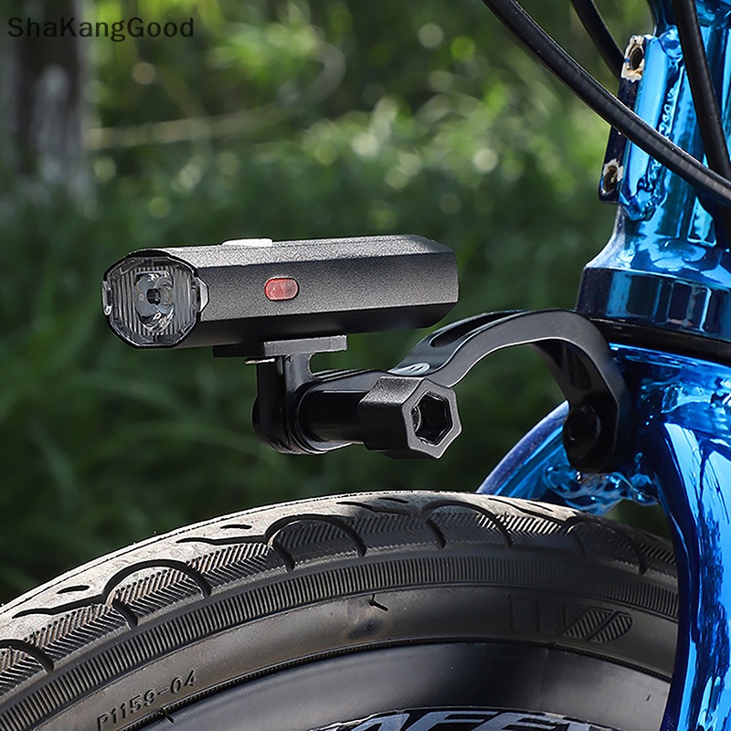 Skid Sepeda Front Light Holder Lamp Senter Socket Kamera Stand Mount Untuk-GOPRO Base Aksesoris Sepeda SKK