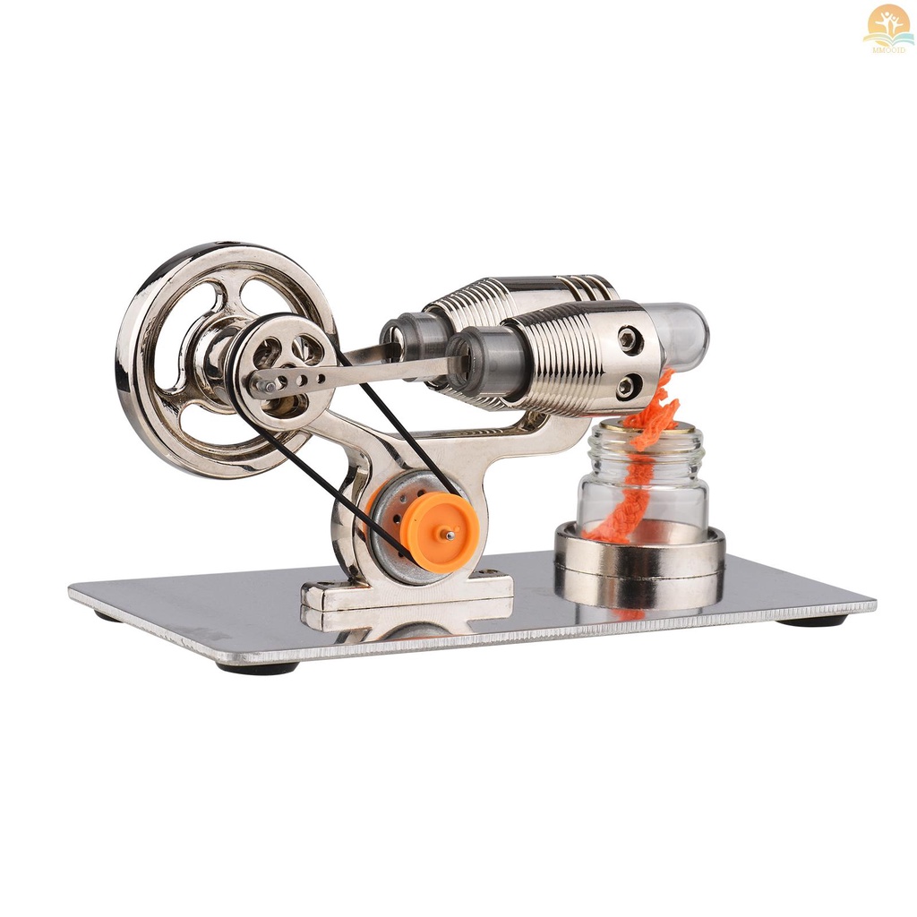 In Stock Stirling Mesin Kit Generator Listrik Udara Panas Model Tabung Mobil Model Generator Fisik Dengan Desain Roda Gila Percobaan Sains Mainan Edukasi DIY Untuk Guru Dewasa