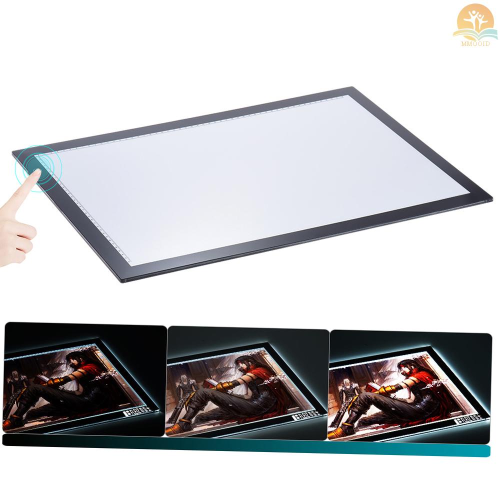 In Stock A2 Lampu LED Kotak Menggambar Kalkir Jiplak Copy Board Table Pad Panel Copyboard Dengan Fungsi Memory Kontrol Kecerahan Stepless Untuk Artis Animasi Tato Sketsa Archite