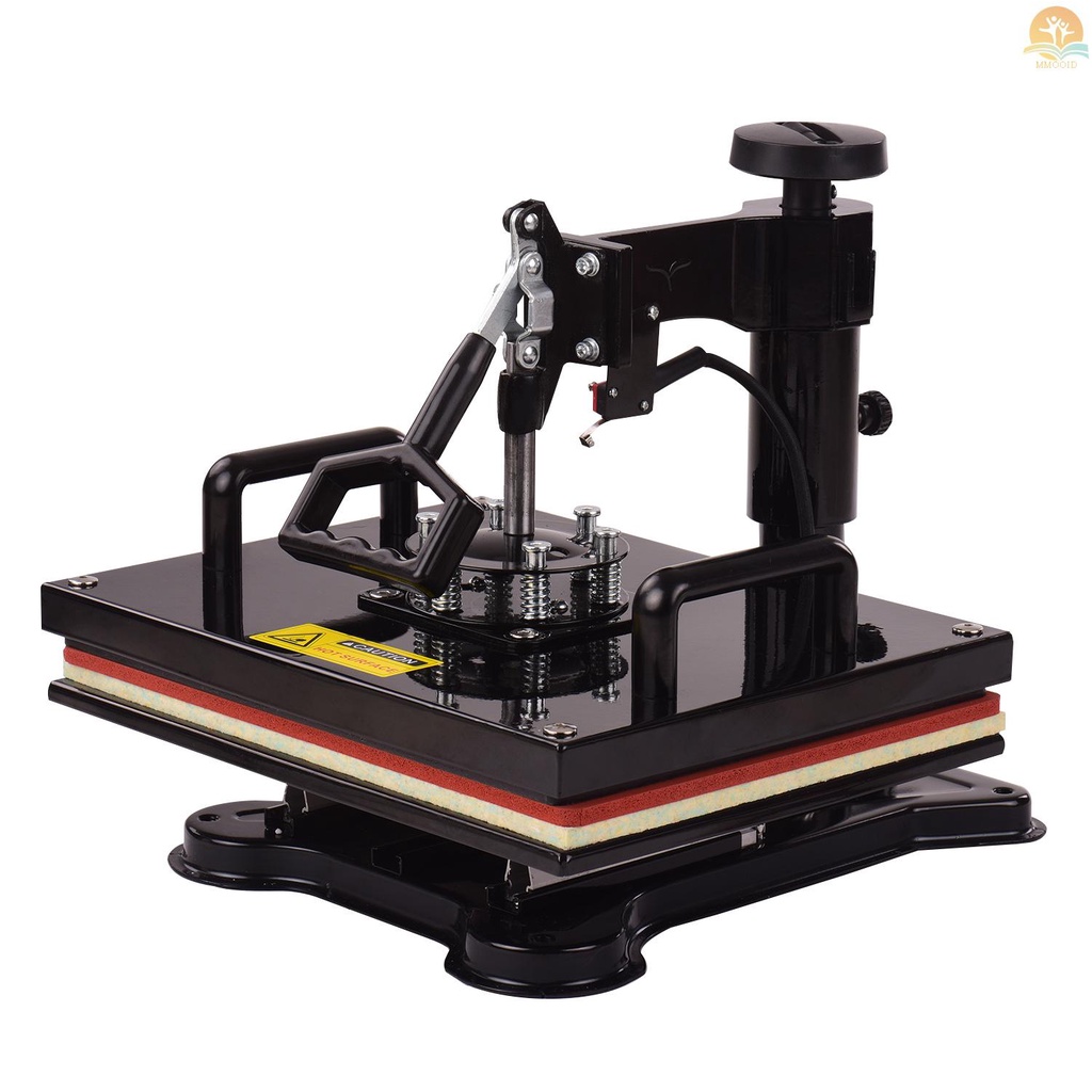 In Stock 12 * 15 Inch Combo Heat Press Machine Professional Dual Digital Sublimation Heat Transfer Swing Machine 360-degree Rotation for T-shirts Bags  Covers Mouse Pad DIY