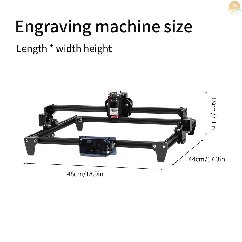 In Stock TwoTrees 5.5W Laser Engraver CNC Laser Engraving Cutting Machine DIY Laser Marking Desktop Carving Machine 40x30cm Area Ukiran Untuk Kayu Plastik Kertas Bambu Kulit Dipan