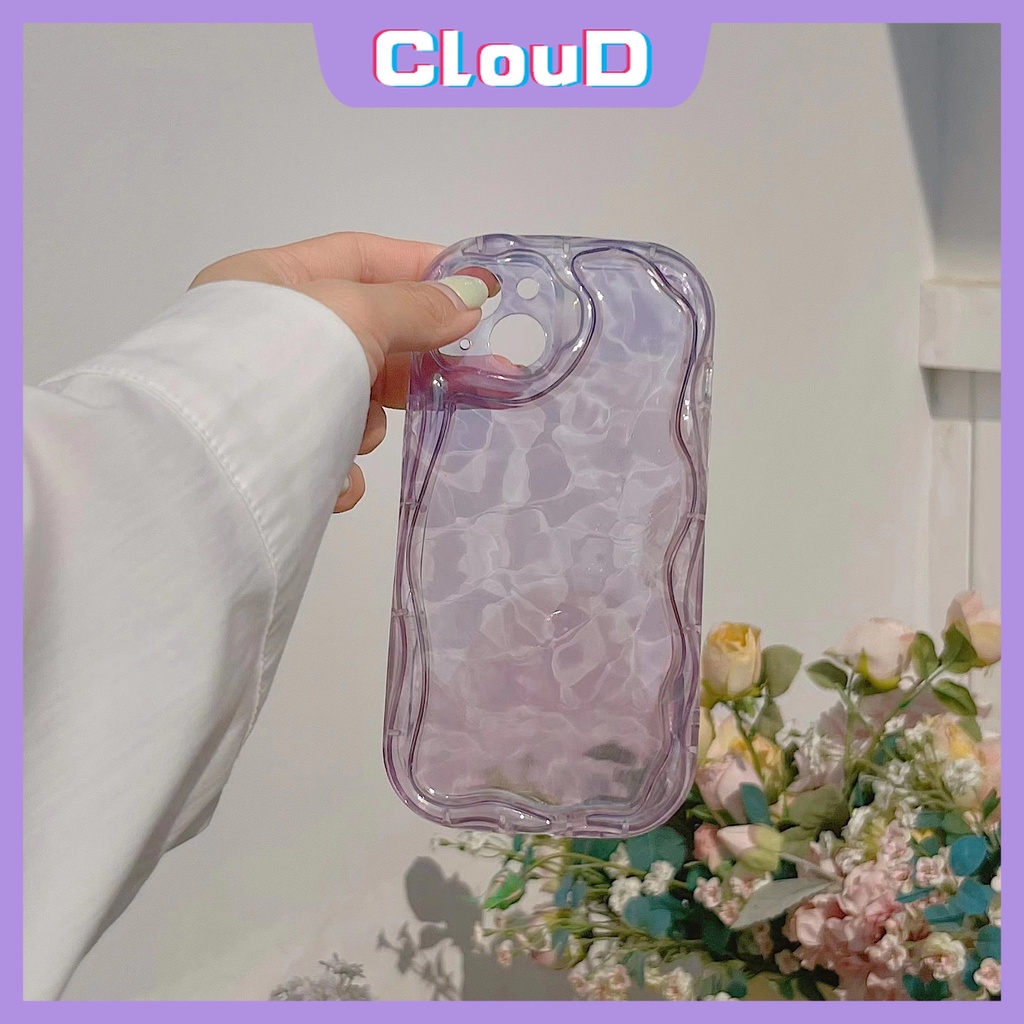 Untuk Samsung A23 A13 A20s A50s A12 A14 M14 A20 A30s A51 A03 A52 A50 A04s A24 A52s A21s A31 A11 A32 A03s A10s A30 3D Wavy Curved Edge Art Gradient Water Ripple Diamond Sticker Case