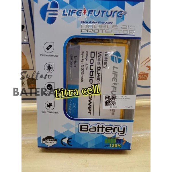 Lifefuture Baterai Dobel Power Oppo F1S BLP601 Batre batrei Battery Double Power