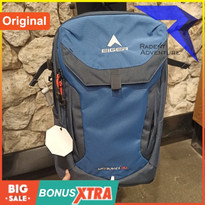 Tas Eiger Ransel R LT 14 MERIDIAN 30 Bag 91000 0358 Original Cowok Bdg