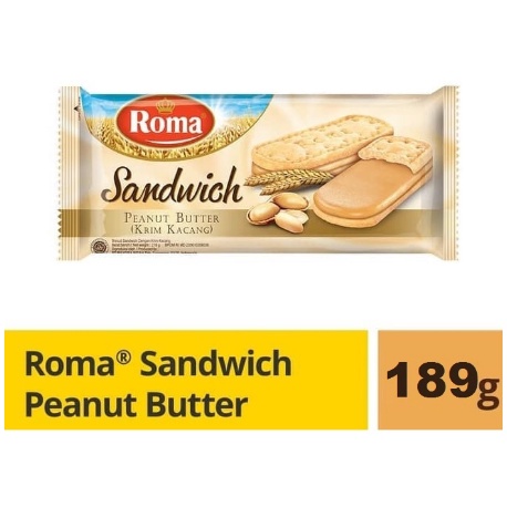 

ROMA SANDWICH KACANG 189G