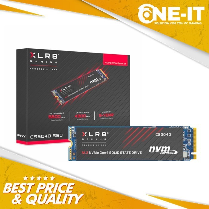 SSD PNY XLR8 CS3040 M.2 NVMe Gen 4 - Tingkatkan Kinerja Komputer Anda