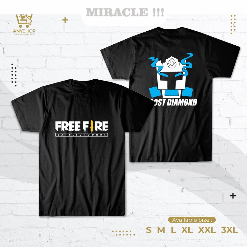 Kaos Baju Free Fire Frost Diamond Kaos Game Gaming