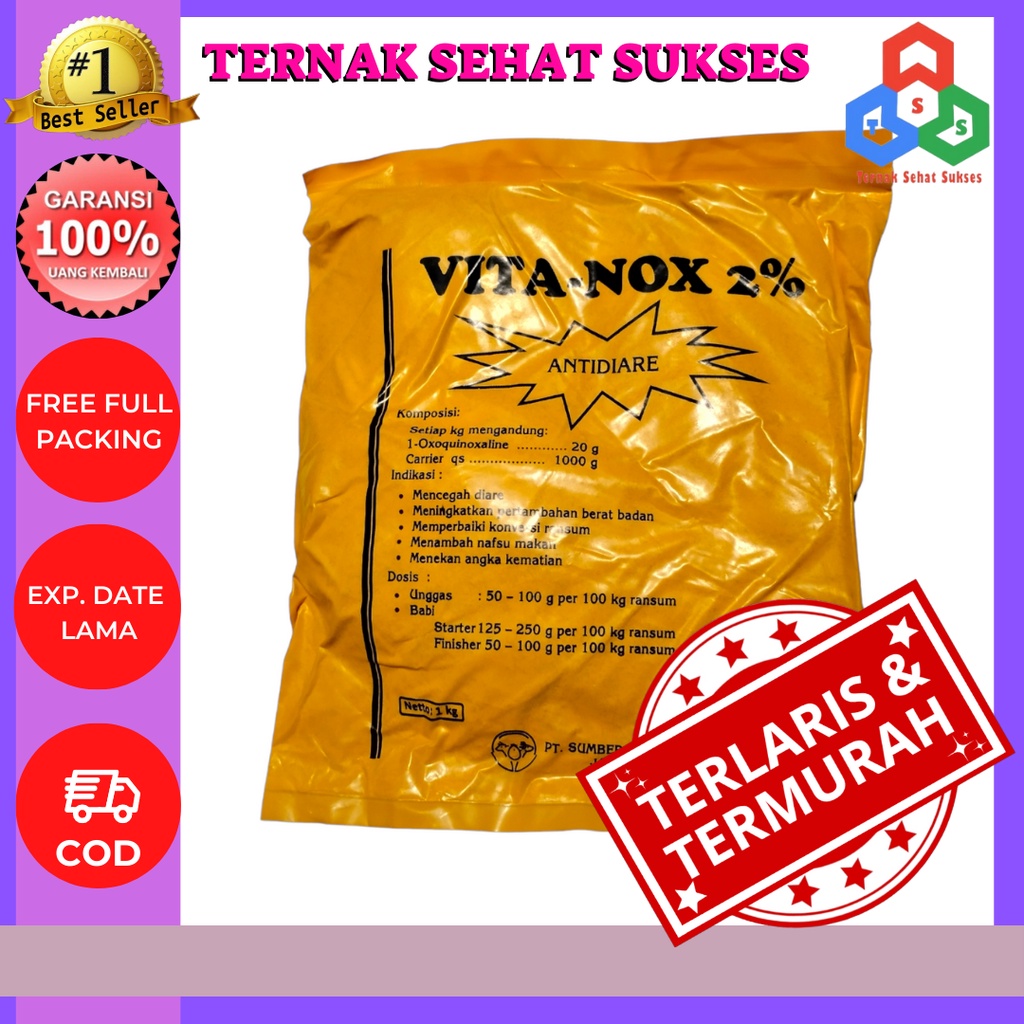 Vitanox - Premix Pemacu Pertumbuhan & Penambah Berat Badan Hewan TSS
