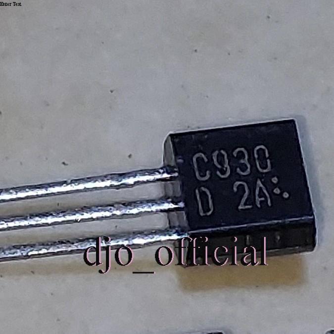 C930 Original Sanyo 2SC930 2SC C 930 NPN Transistor RF To-92 15V 30mA