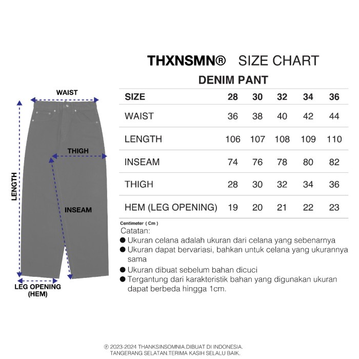 Denim Pants Ginna Black Thanksinsomnia - 36