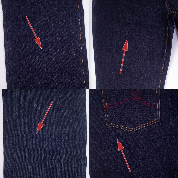 PMD & CO - REJECT  - Celana Jeans Pria - Raw Denim Selvedge Accent - Elanus 32