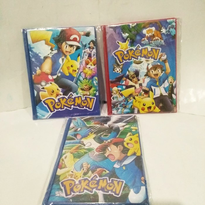 album kartu Pokemon kecil muat 100 kartu pokemon
