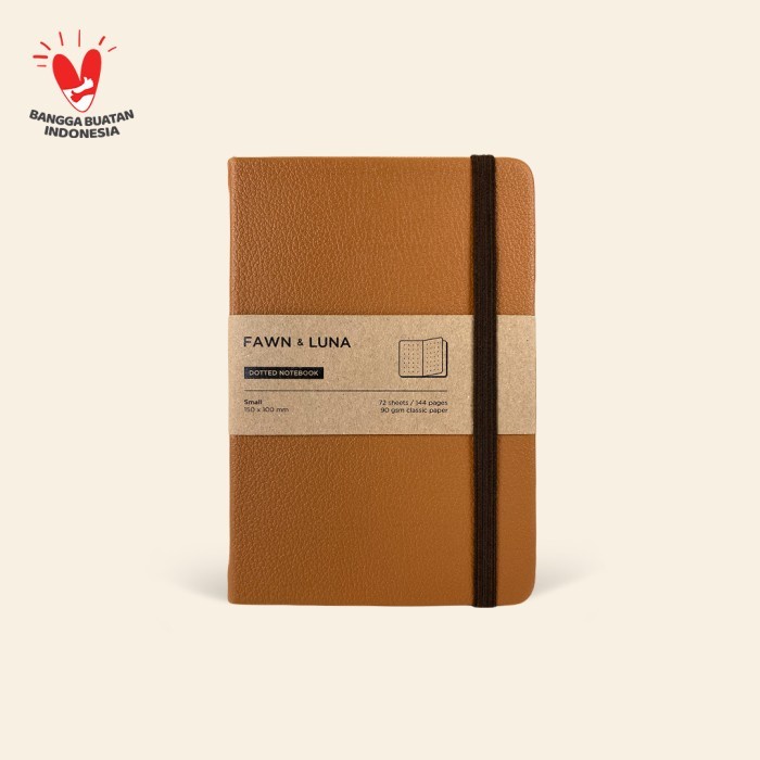 

✨BISA COD✨ -Notebook / Journal A6 Small - Rust Amber - Buku Jurnal / Agenda - Dotted