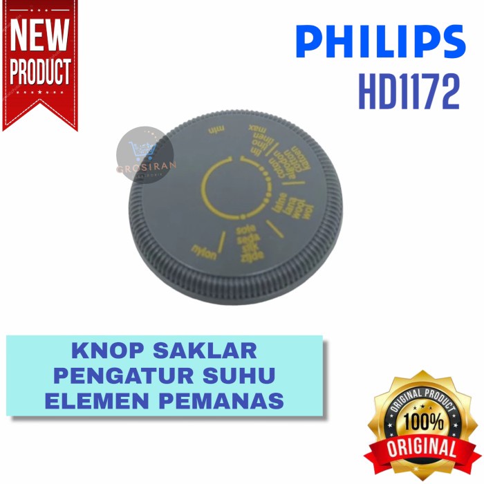 KNOP THERMOSTAT SUHU GOSOKAN SETRIKA HD1172 HD 1172 ORIGINAL