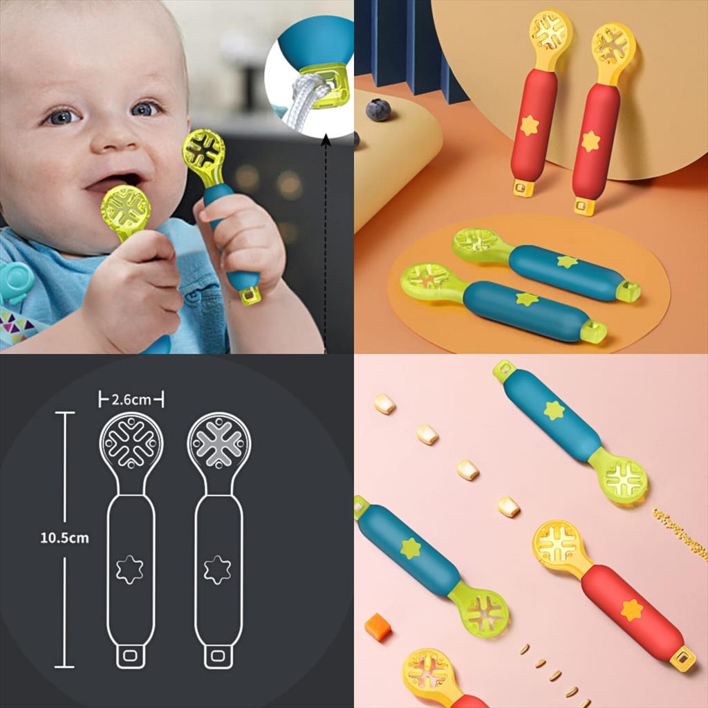 JM0107 Sendok Bayi Garpu Baby Spoon Fork Children Kids Cewek Cowok Anak Step 1 Step 2 Step 3