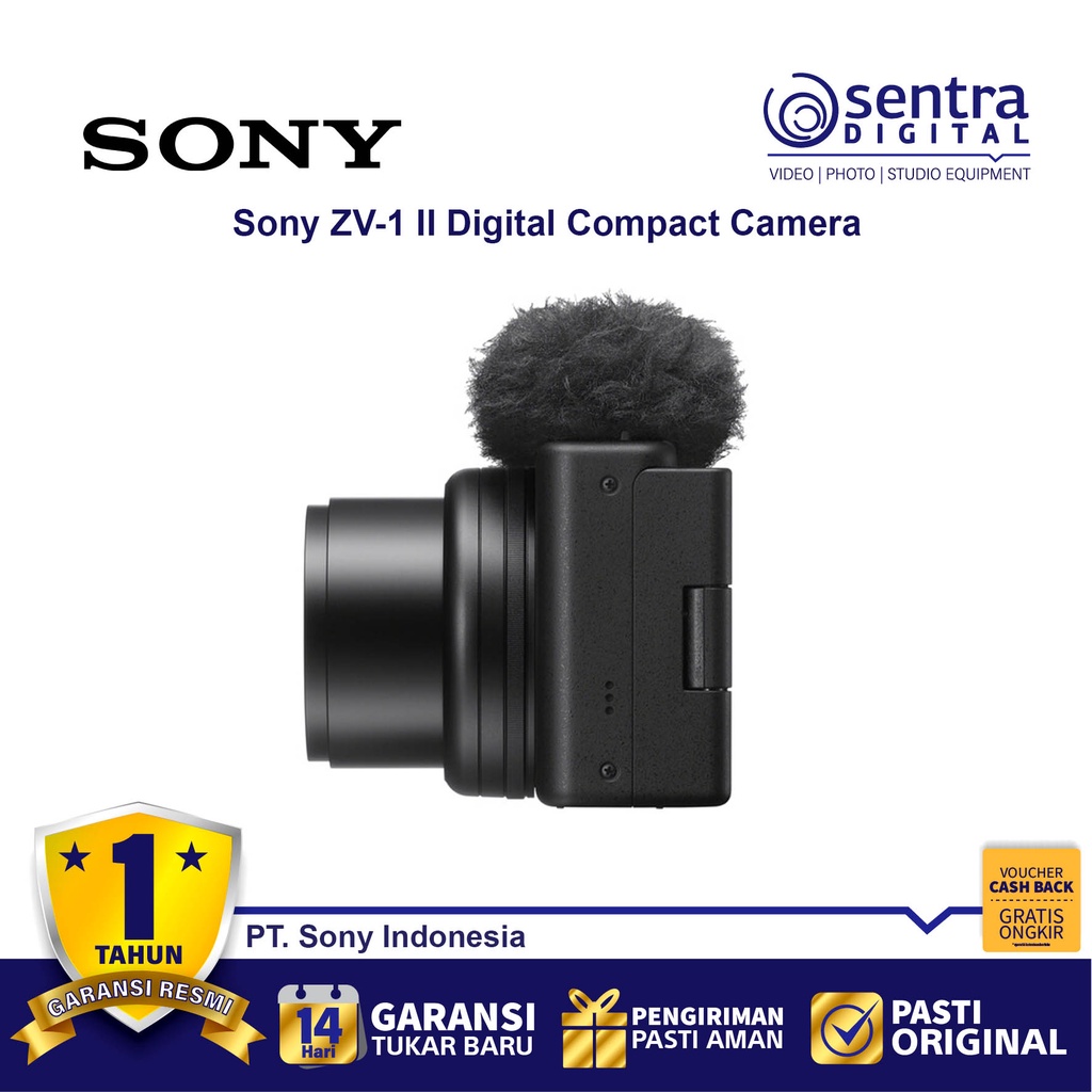 Sony ZV-1 II /  ZV1 Mark 2 Digital Compact Pocket Camera