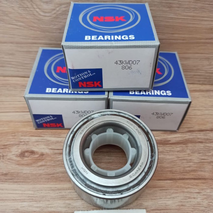 BEARING 43 KWD 07 RODA DEPAN INOVA BENSIN INOVA DIESEL NSK