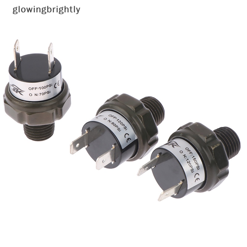 [glowingbrightly] 1pcs Heavy Duty1/4 NPT Katup Saklar Kontrol Tekanan Kompresor Udara 70-150PSI TFX