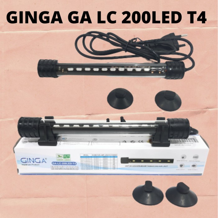 GINGA 200 Lampu celup aquarium Lampu LED celup aquarium aquascape
