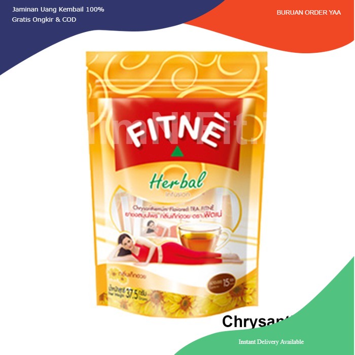 

Termurah !!! Ready Stock !!! Fitne Herbal Infusion Tea size Medium - Chrysant