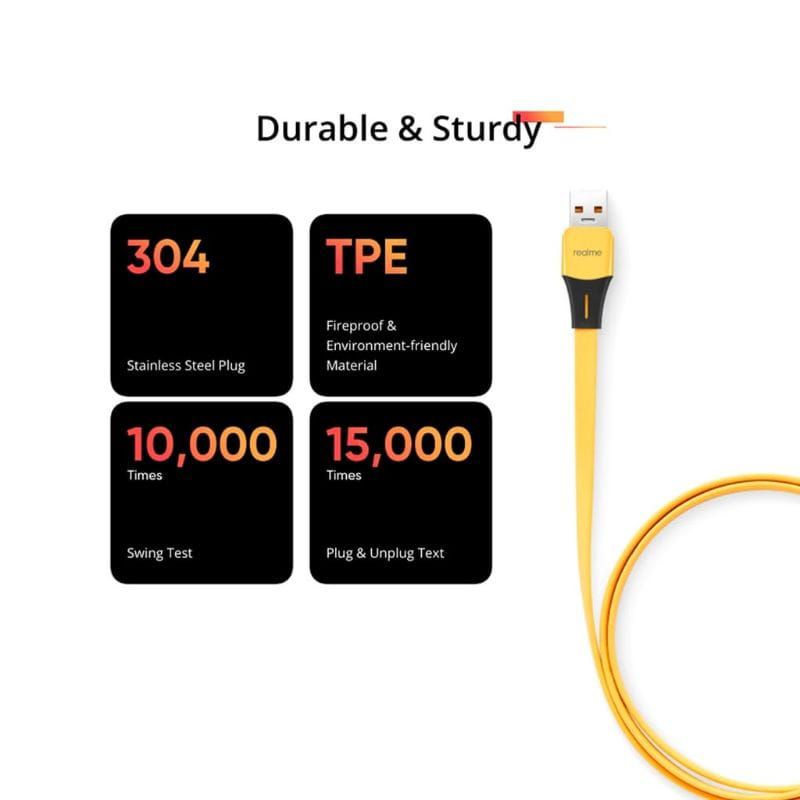 KABEL DATA REALME SUPER DART USB MICRO 65W 30W CABLE REALME SUPERDART by REALME best quality