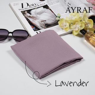 Kerudung Hijab Segiempat Paris Premium warna ungu lavender/Hijab Segiempat Terbaru Paris Premium war