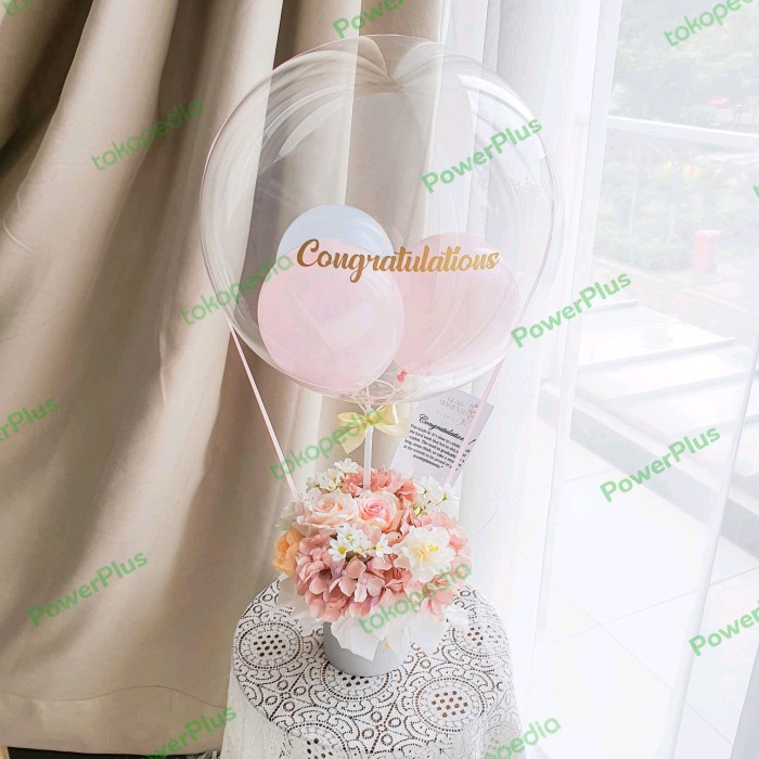 Bunga Balon Buket Karangan Bunga Mawar Balon Gift Hampers Artificial