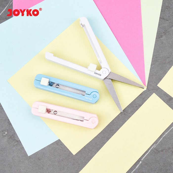 

GUNTING MINI PORTABLE SCISSORS JOYKO SC-23 | GUNTING SAKU | GUNTING LIPAT