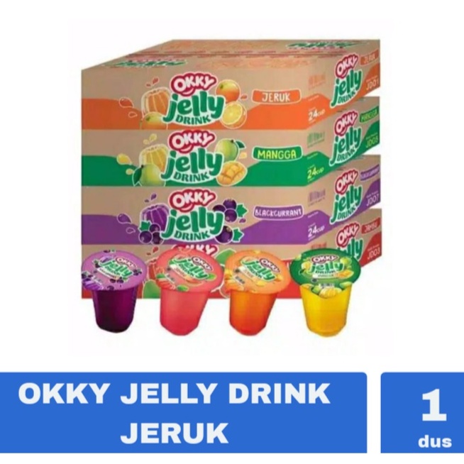 

Okky Jelly Drink Jeruk 150 ml x 24 cup ORIGINAL