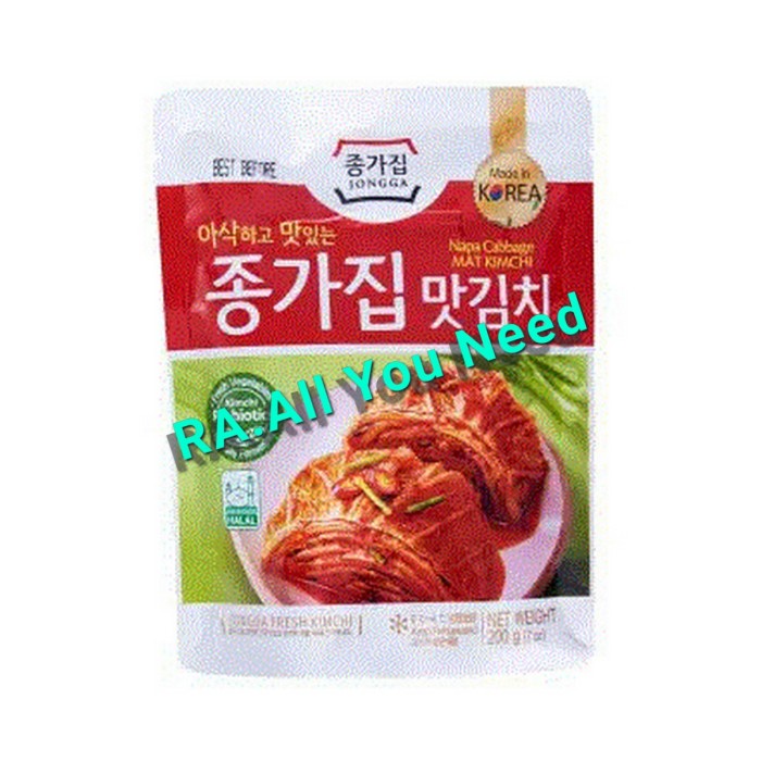 Jongga Sweet & Spicy Cut Cabbage Premium Kimchi 200gr