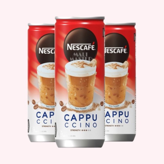 

NESCAFE Coffee Drink Cappuccino @220ml x 3 Kaleng