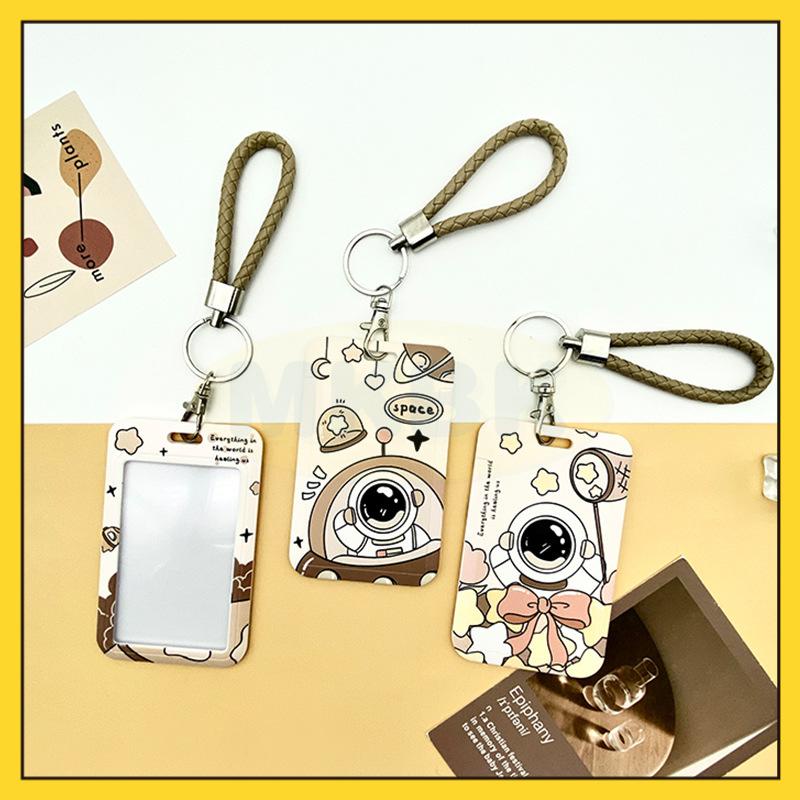 

⭐ MKBK ⭐ Lanyard ID Card Lakban Name Tag ID Card Holder Lanyard Podzz Tali Lanyard Card Holder Cartoon Card Holder Kartu Nama Kredit ID Motif Spaceman Dengan Tali Lanyard