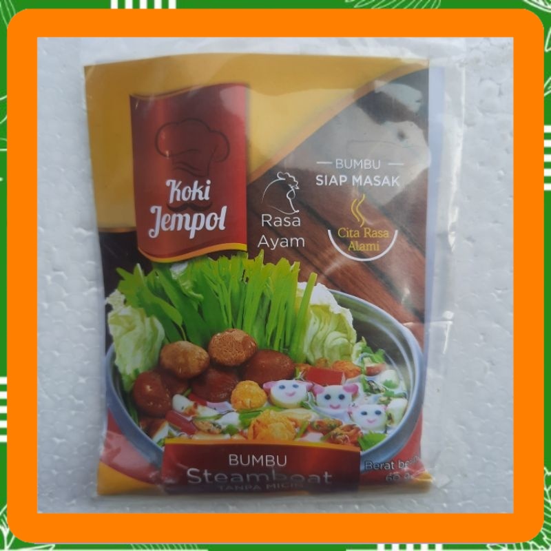 

Koki jempol Bumbu steamboat rasa ayam 60 gram tanpa micin MSG Best Seller